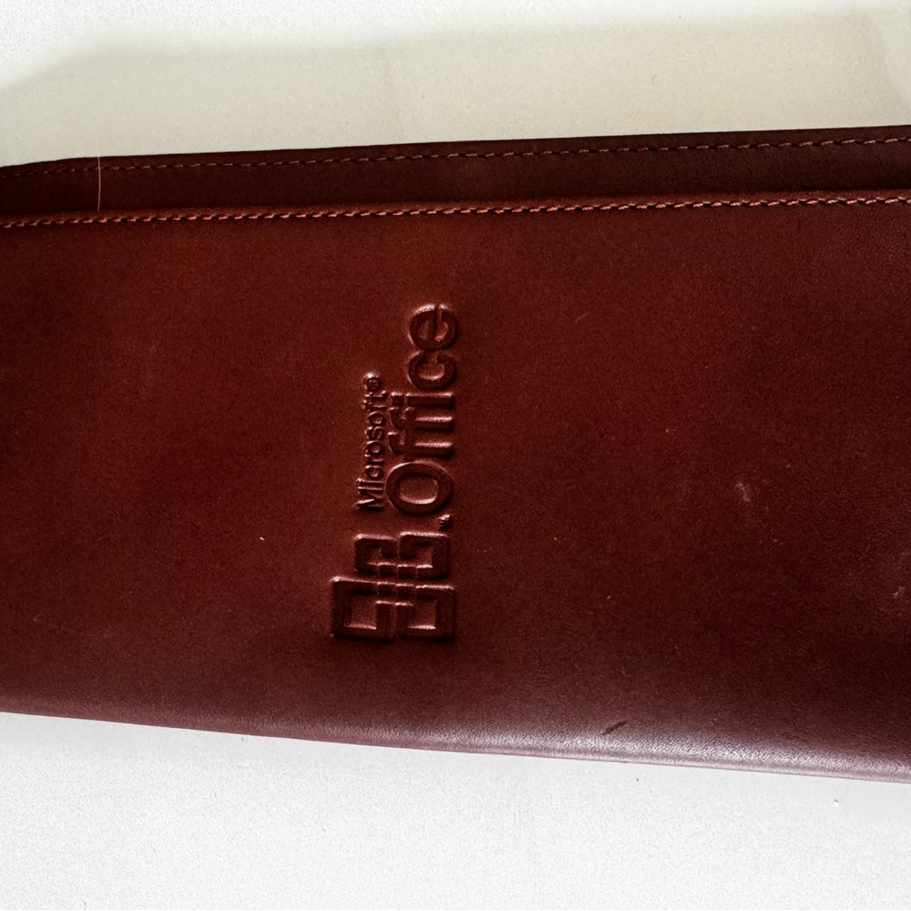 Microsoft Brown Leather Accessory Case